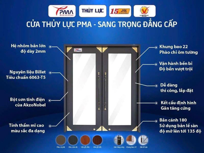 Đặc điểm cửa nhôm PMA