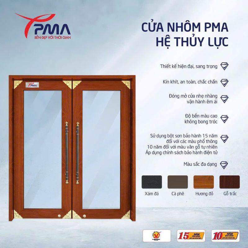 Đặc điểm cửa nhôm PMA